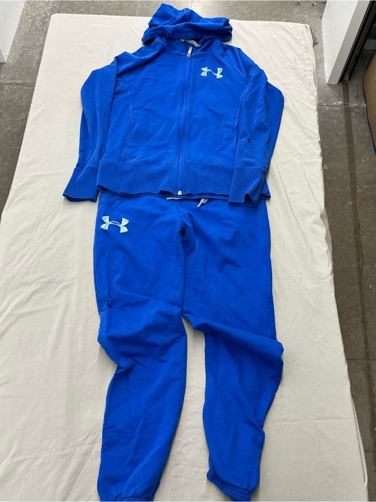 Under Armour Pants - Under Armour Women's Royal Blue Track Jacket and Joggers Set